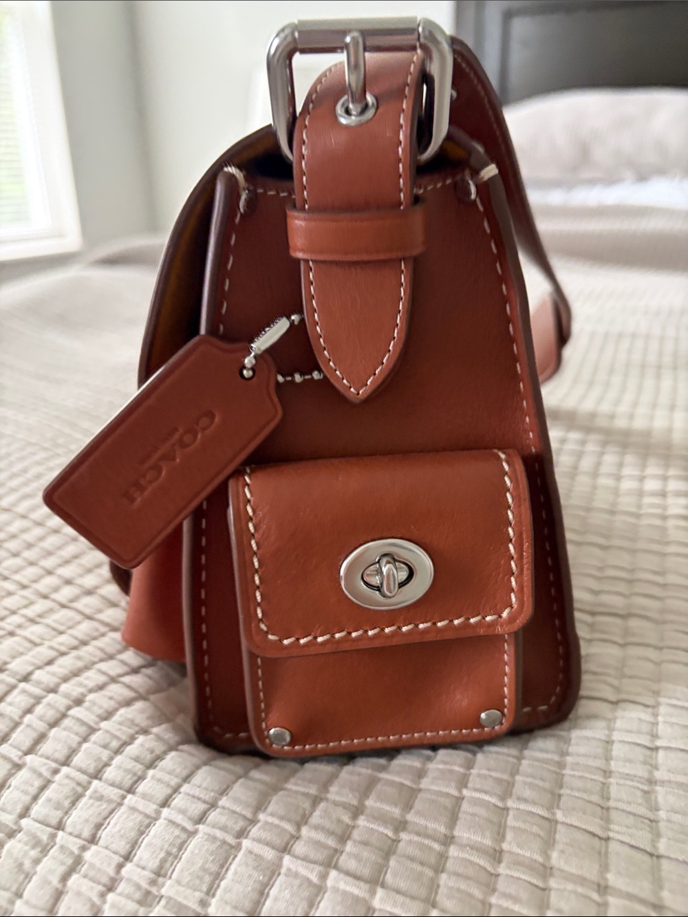 Coach Western Tabby Shoulder Bag Burnished Amber - Picture 5 of 12